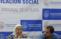 Hebe de Bonafini y el profesor Luis Zarranz